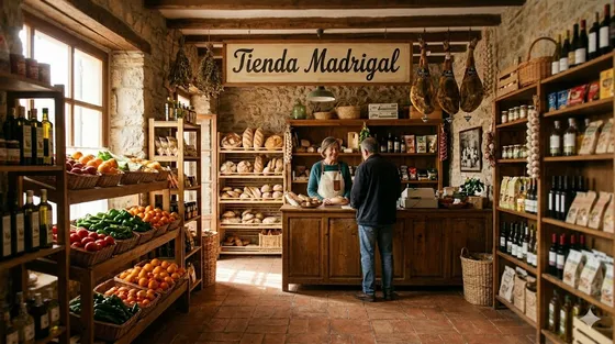 Narcis y el equipo de Los Molinos La Vera en la tienda