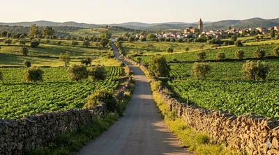 Ruta de Villanueva de la Vera a Los Molinos La Vera, 15 minutos en coche